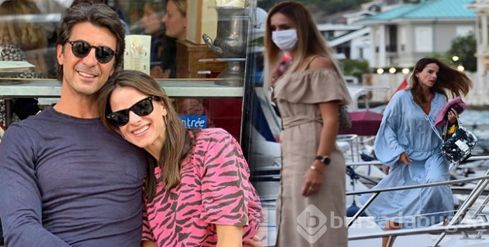 Edvina Sponza teknede Boğaz keyfi yaptı

