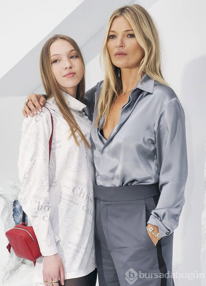Kate Moss'un kızına giydirdiği elbise eleştirildi