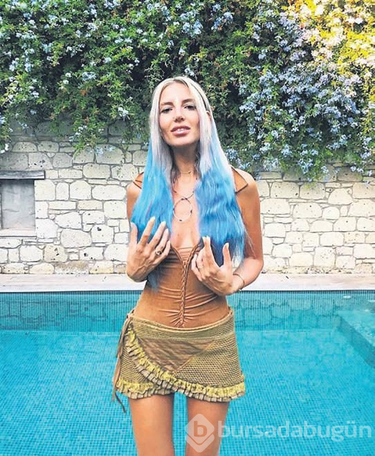 Dilara Öztunç'tan tatil pozları