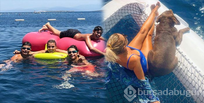 Gülben Ergen'den yaza veda pozu