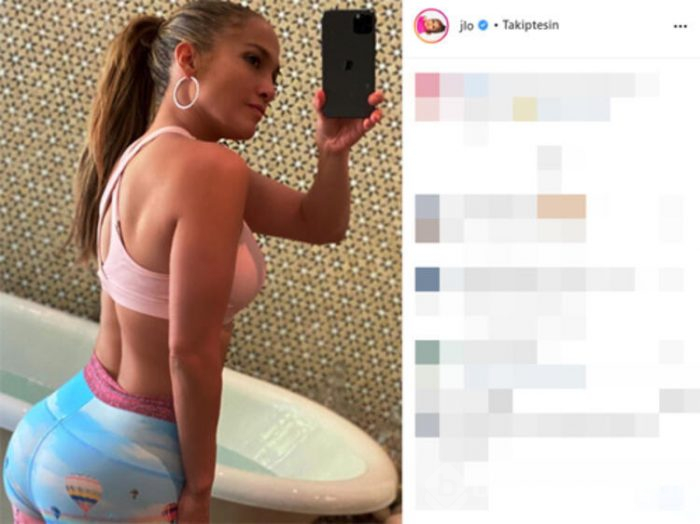 Jennifer Lopez'den yaza veda pozu
