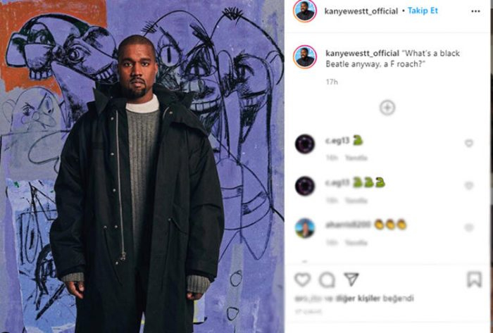 Kanye West, Grammy ödülünün üzerine tuvaletini yaptı