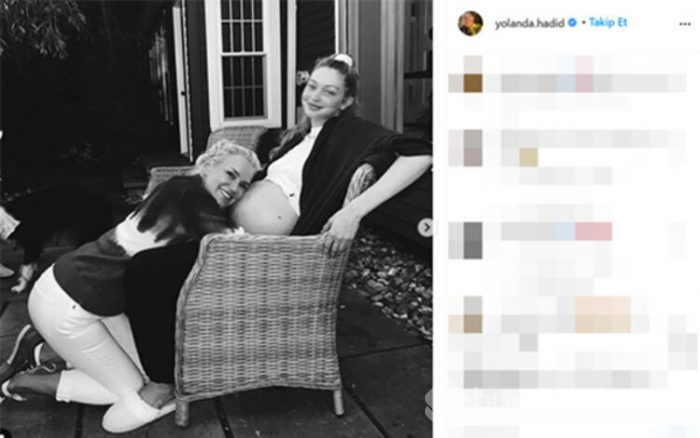 Gigi Hadid'den 'doğum yaptı' iddialarına fotoğraflı yanıt!