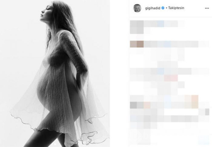 Gigi Hadid'den 'doğum yaptı' iddialarına fotoğraflı yanıt!