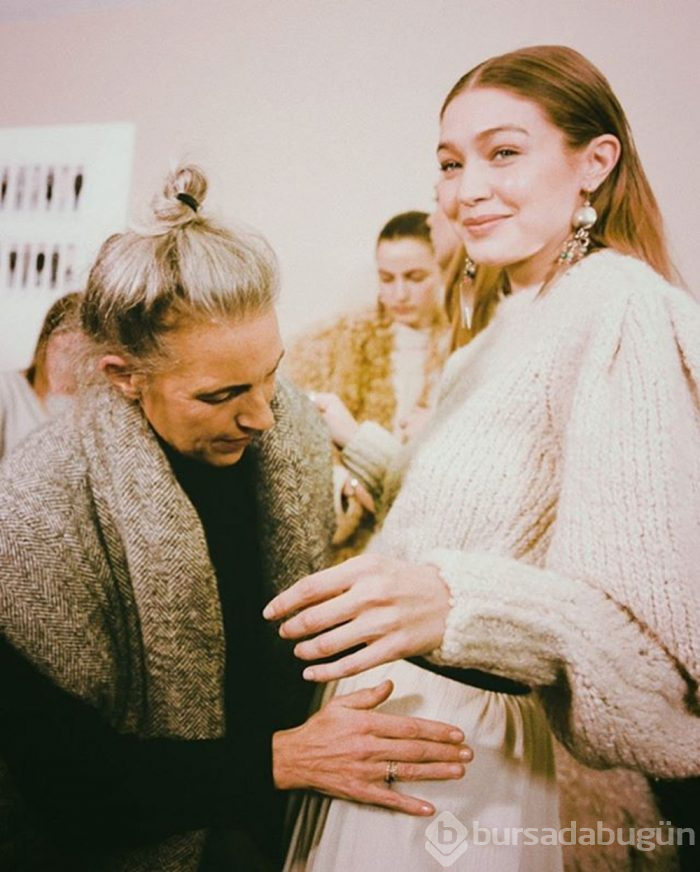 Gigi Hadid'den 'doğum yaptı' iddialarına fotoğraflı yanıt!