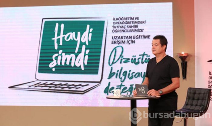 Acun Ilıcalı, çocuklar için dizüstü bilgisayar kampanyası yaptı!