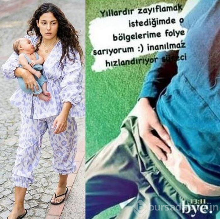 Cansu Tosun'un doğum kilolarından kurtulma yöntemi