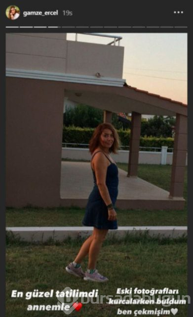 Gamze Erçel'den duygulandıran Aylin Erçel paylaşımı