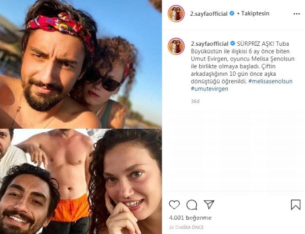 Melisa Şenolsun-Umut Evirgen çiftinden o iddialara yanıt yok!
