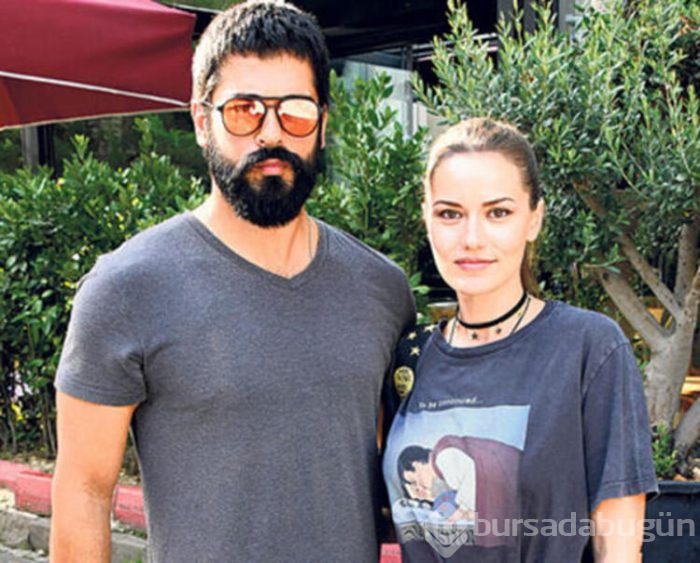 Burak Özçivit oğlu Karan ile poz verdi