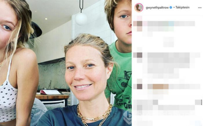 Gwyneth Paltrow'un çıplak doğum günü pozundan kızı utandı