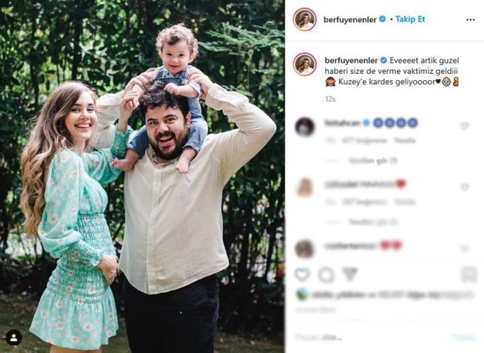 Berfu Yenenler ikinci kez anne oluyor