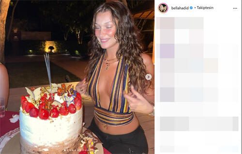 Bella Hadid yeni yaşını böyle kutladı