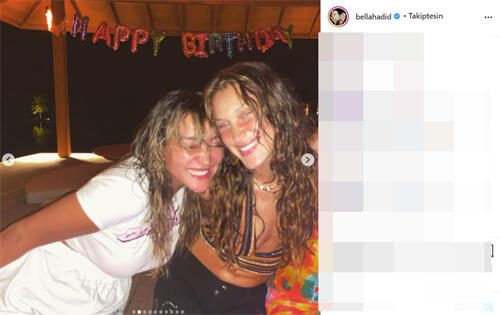 Bella Hadid yeni yaşını böyle kutladı