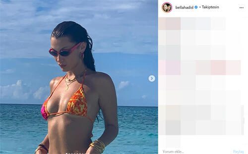 Bella Hadid yeni yaşını böyle kutladı