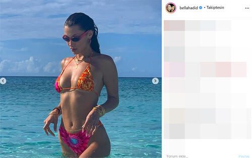 Bella Hadid yeni yaşını böyle kutladı