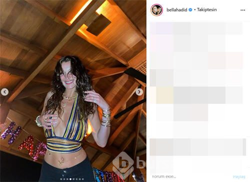 Bella Hadid yeni yaşını böyle kutladı