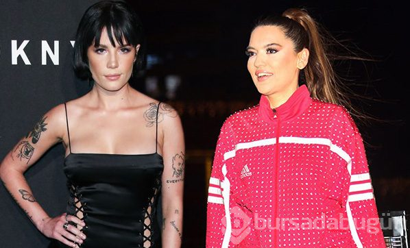 Demet Akalın'ın, şarkıcı Halsey'e Türkçe öğretmeyi teklif etmesi olay oldu!