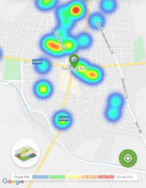 İşte Bursa'nın koronavirüs haritası 