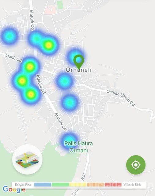 İşte Bursa'nın koronavirüs haritası 