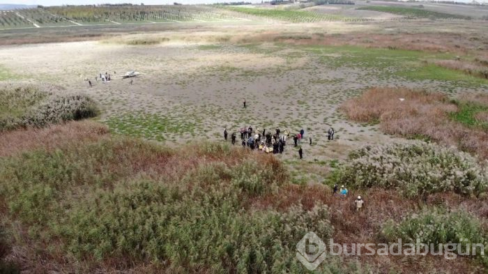 Büyükçekmece'de eğitim uçağı düştü