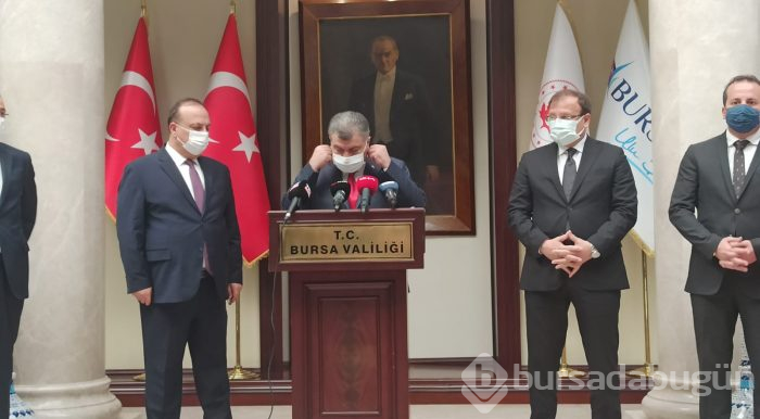 Sağlık Bakanı Fahrettin Koca Bursa'da