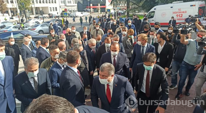 Sağlık Bakanı Fahrettin Koca Bursa'da