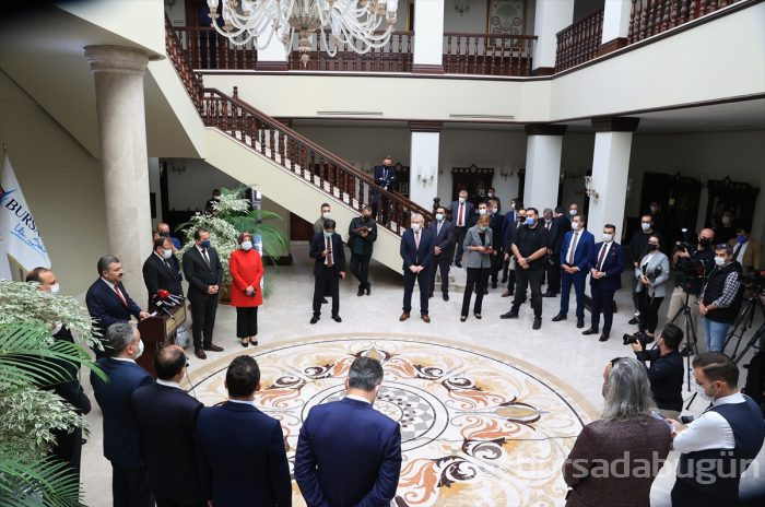 Sağlık Bakanı Fahrettin Koca Bursa'da
