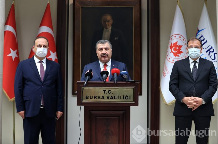 Sağlık Bakanı Fahrettin Koca Bursa'da