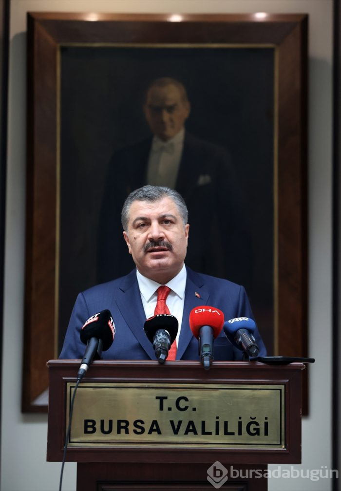 Sağlık Bakanı Fahrettin Koca Bursa'da