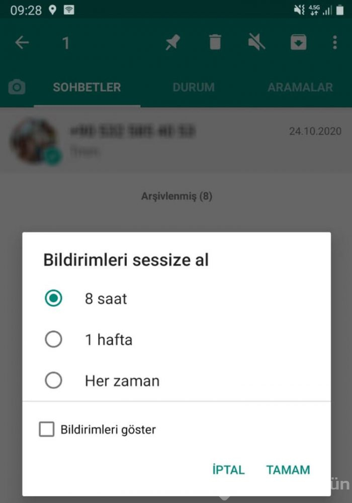WhatsApp'a yeni güncelleme; Ebedi sessizlik 