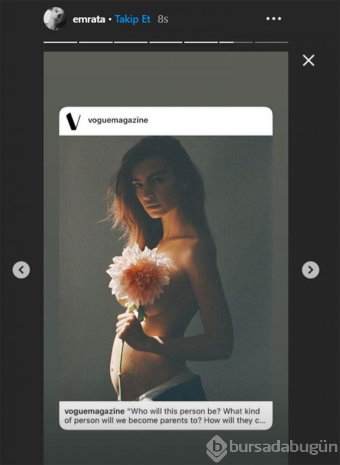 Emily Ratajkowski hamileliğini ilan etti