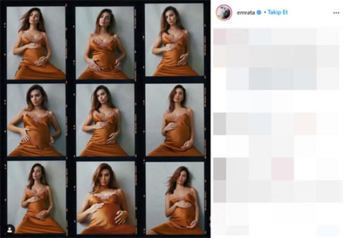 Emily Ratajkowski hamileliğini ilan etti