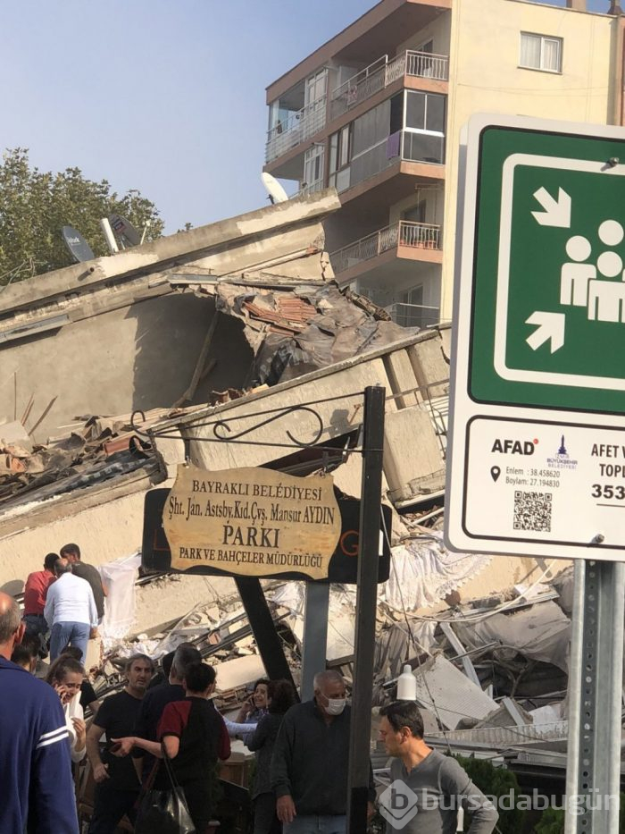 İzmir'deki 6.6'lık depremden kareler