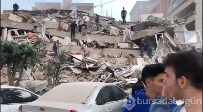 İzmir'deki 6.6'lık depremden kareler