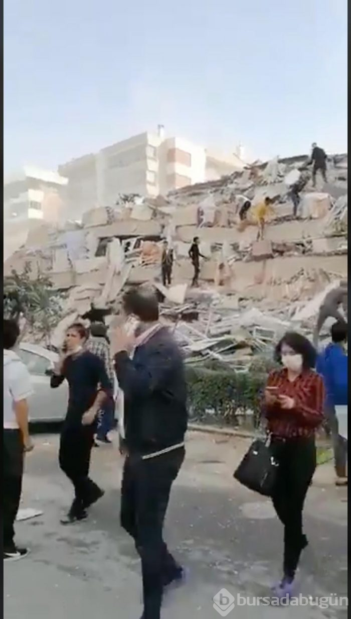 İzmir'deki 6.6'lık depremden kareler