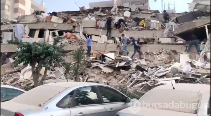 İzmir'deki 6.6'lık depremden kareler