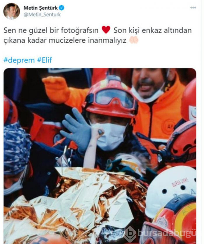 Ünlü isimlerden Elif Perinçek paylaşımları!