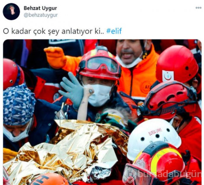 Ünlü isimlerden Elif Perinçek paylaşımları!
