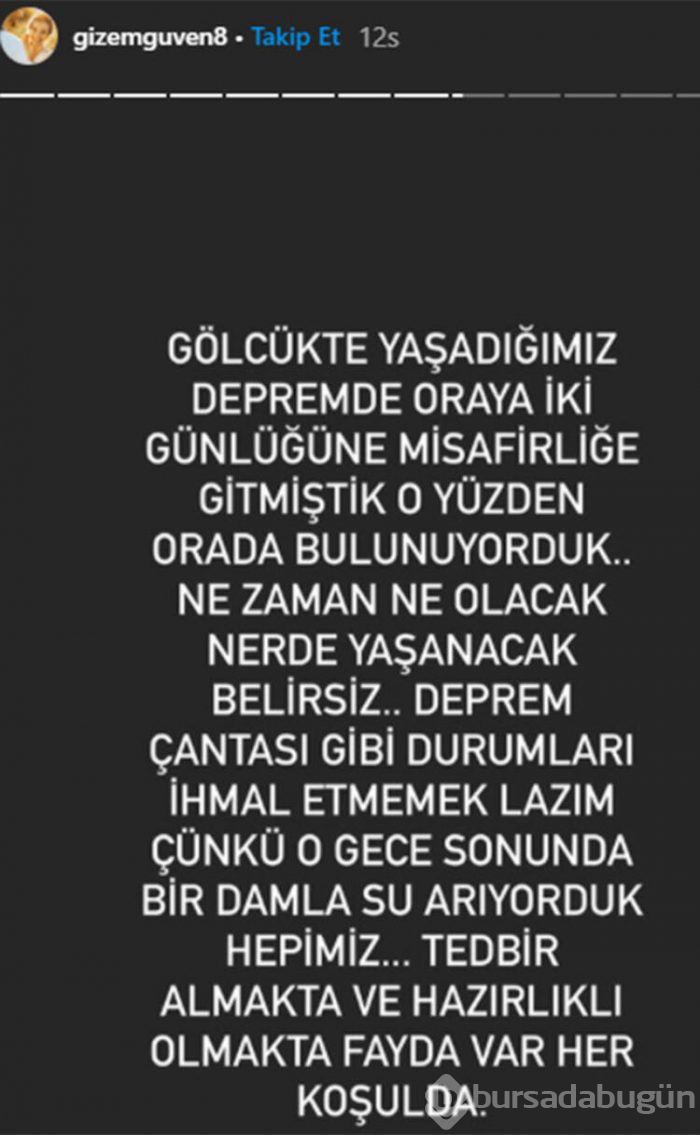 Gizem Güven enkaz gününü unutamıyor!