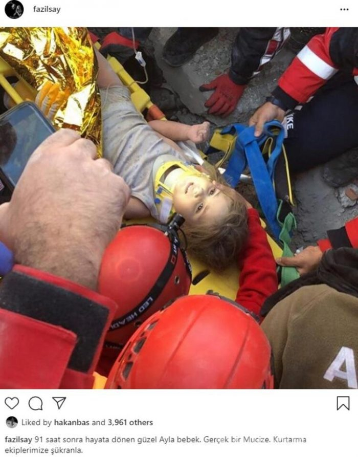 Ünlü İsimlerden Ayda bebek paylaşımı... 'Umudun adı Ayda' 