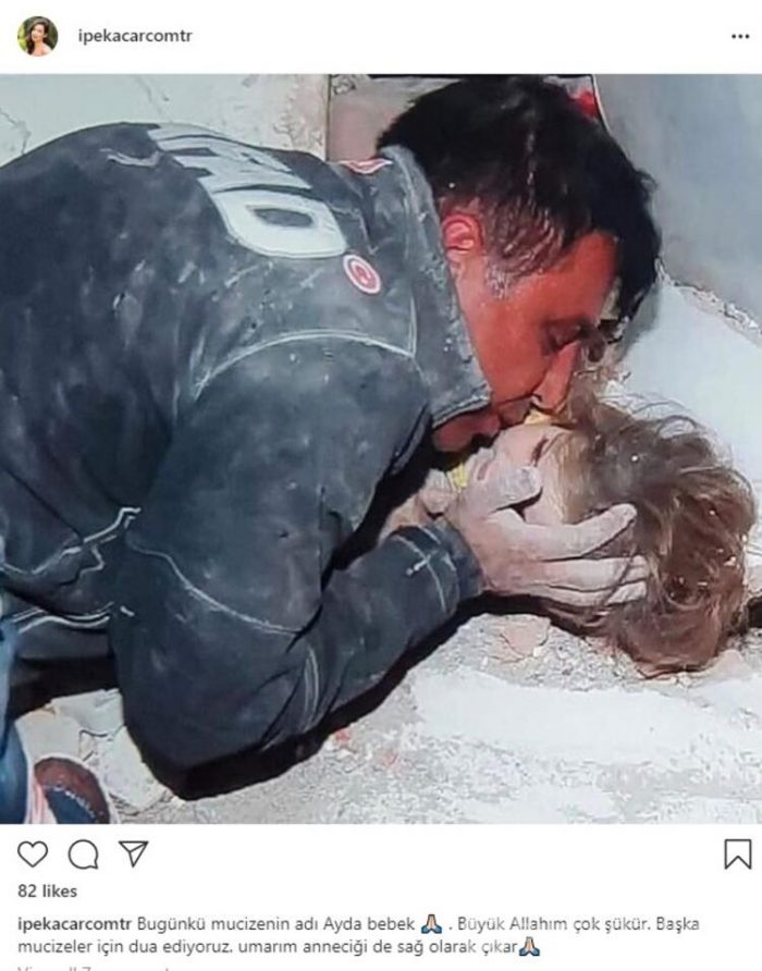 Ünlü İsimlerden Ayda bebek paylaşımı... 'Umudun adı Ayda' 