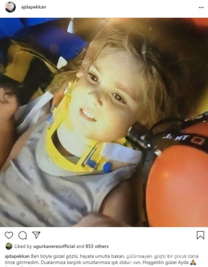 Ünlü İsimlerden Ayda bebek paylaşımı... 'Umudun adı Ayda' 