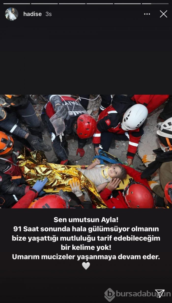 Ünlü İsimlerden Ayda bebek paylaşımı... 'Umudun adı Ayda' 