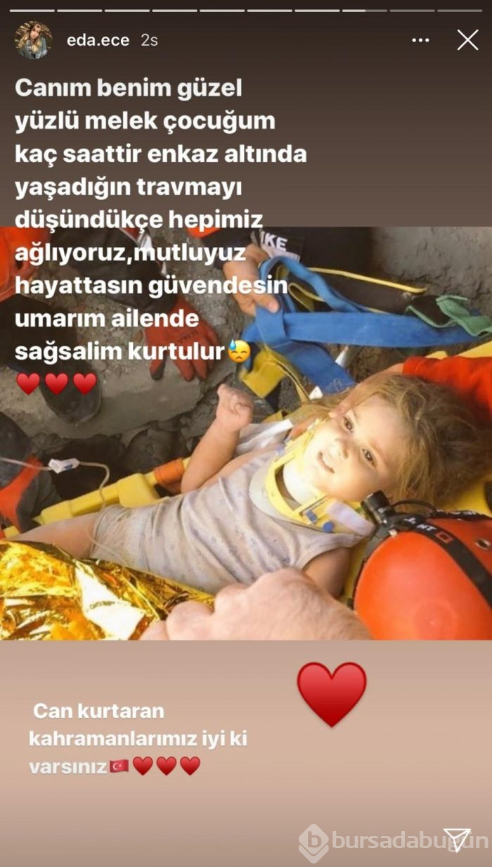Ünlü İsimlerden Ayda bebek paylaşımı... 'Umudun adı Ayda' 