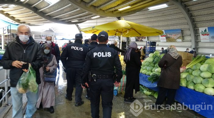 Bursa'da semt pazarlarında denetim 