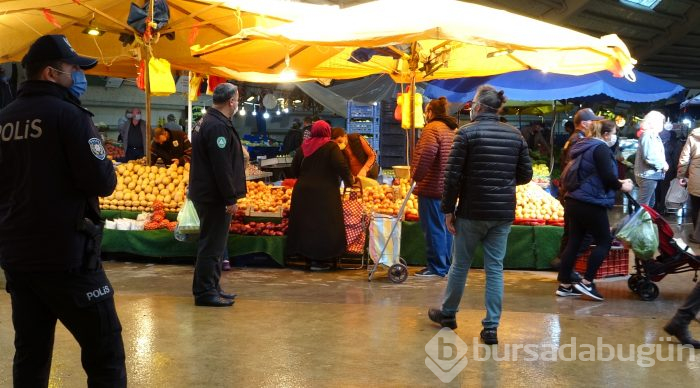 Bursa'da semt pazarlarında denetim 