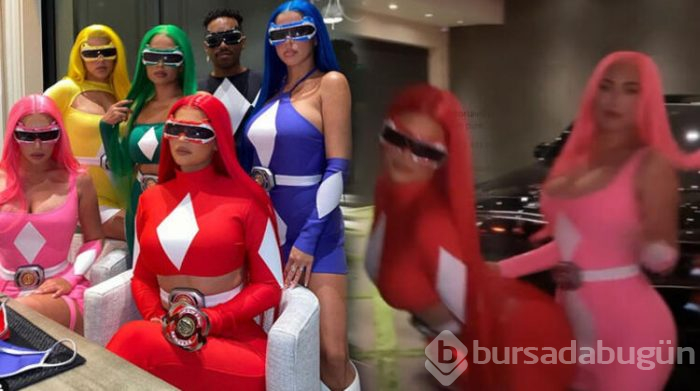 Kylie Jenner ve arkadaşları kostümleriyle olay yarattı!
