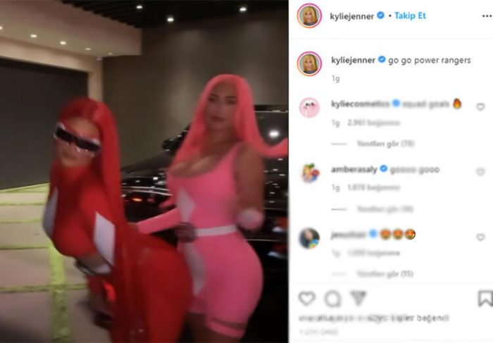 Kylie Jenner ve arkadaşları kostümleriyle olay yarattı!
