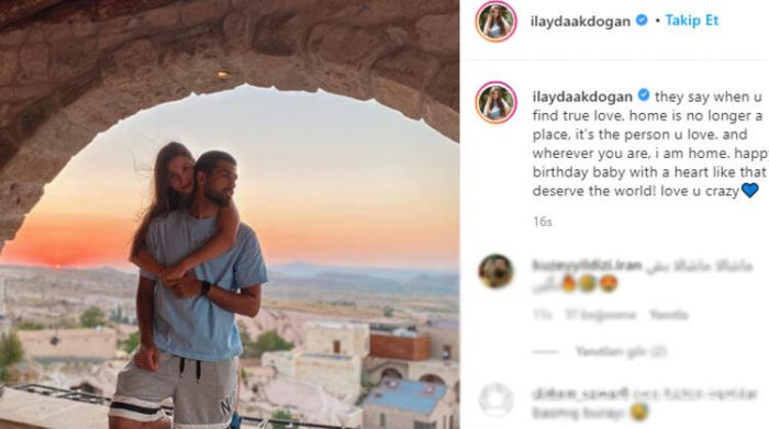 İlayda Akdoğan'dan romantik kutlama!